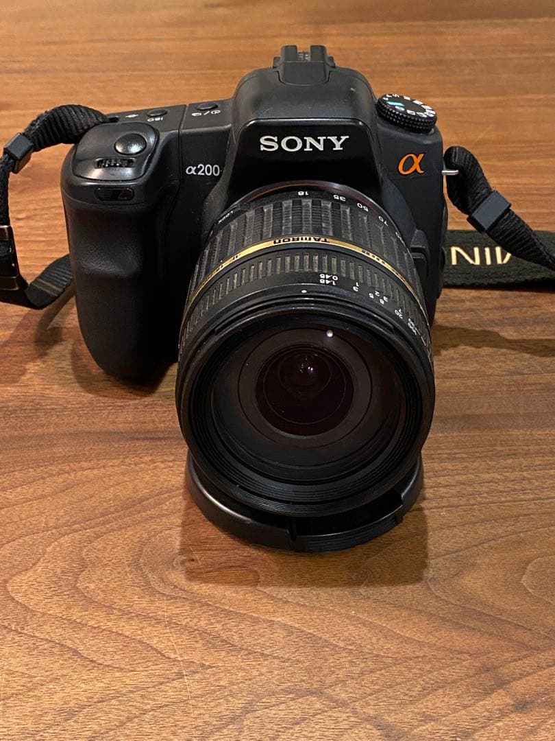 SONY α200 CCDデジタル一眼 タムロン　広角望遠18-200 動作品