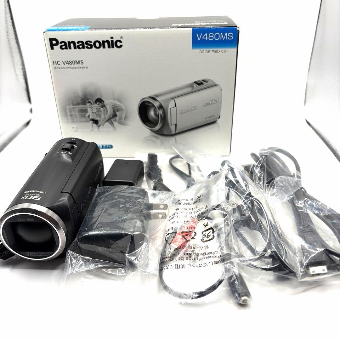 極美品　HC-V480MS ビデオカメラ　Panasonic 元箱付き