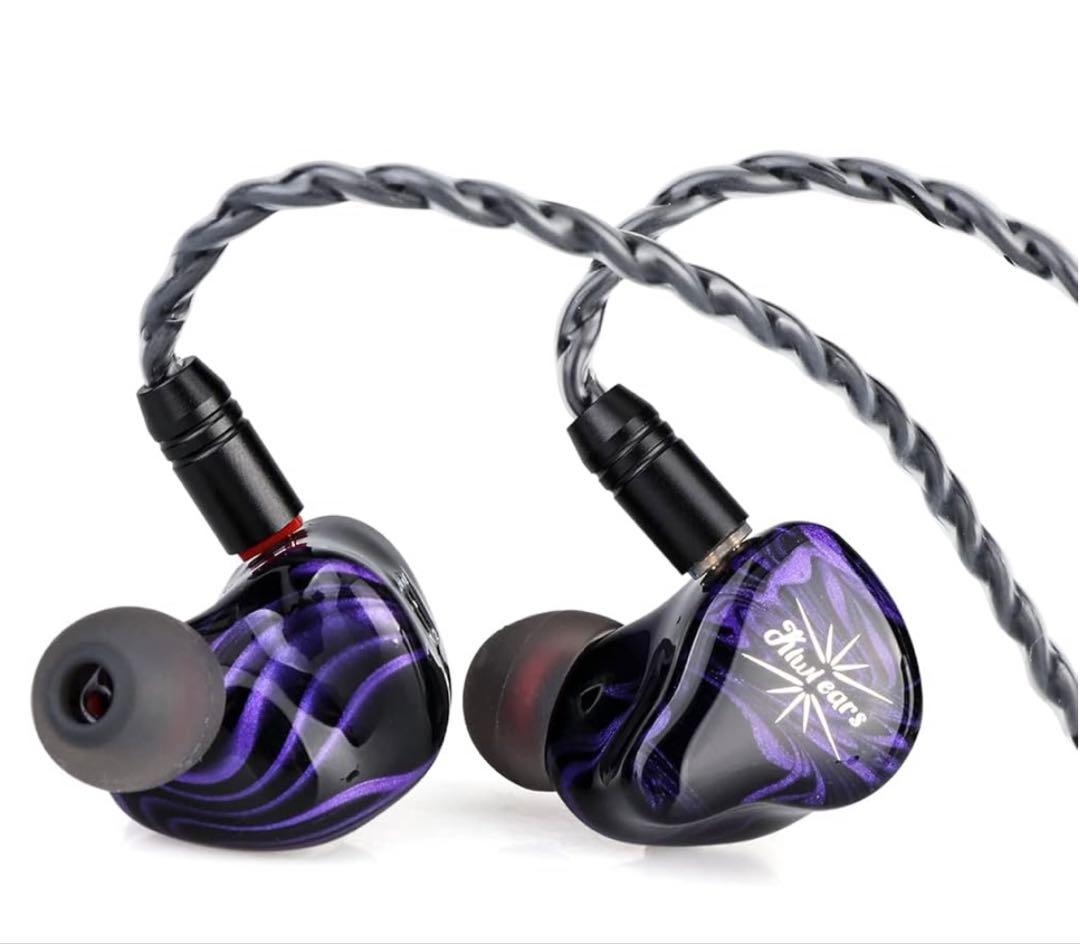 Kiwi Ears Quartet 2DD+2BAハイブリッド型 有線 イヤホン