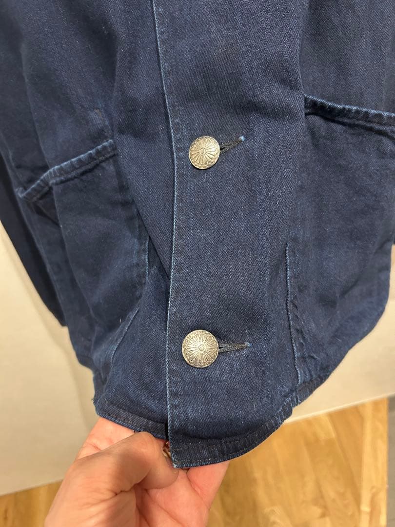 kapital 8oz インディゴ　コンチョジャケット