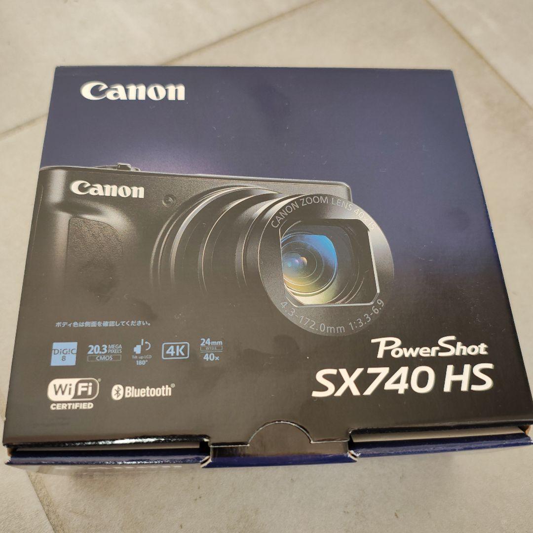 【新品未使用】キヤノン POWERSHOT SX740 HS ブラック