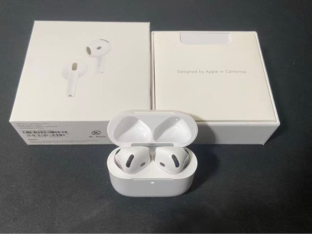 アボカドAirPods4アクティブノイズキャンセル 本体充電ケースと箱付き