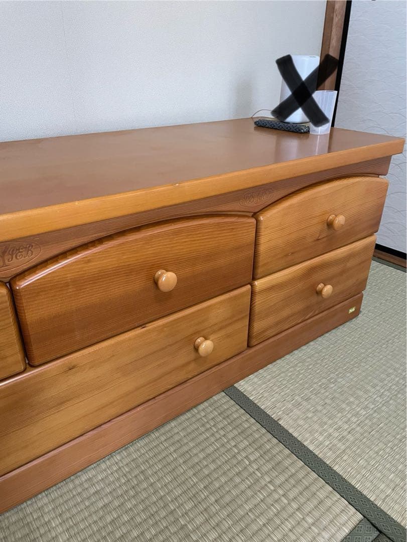 けんちゃん　ナチュラルウッドタンス