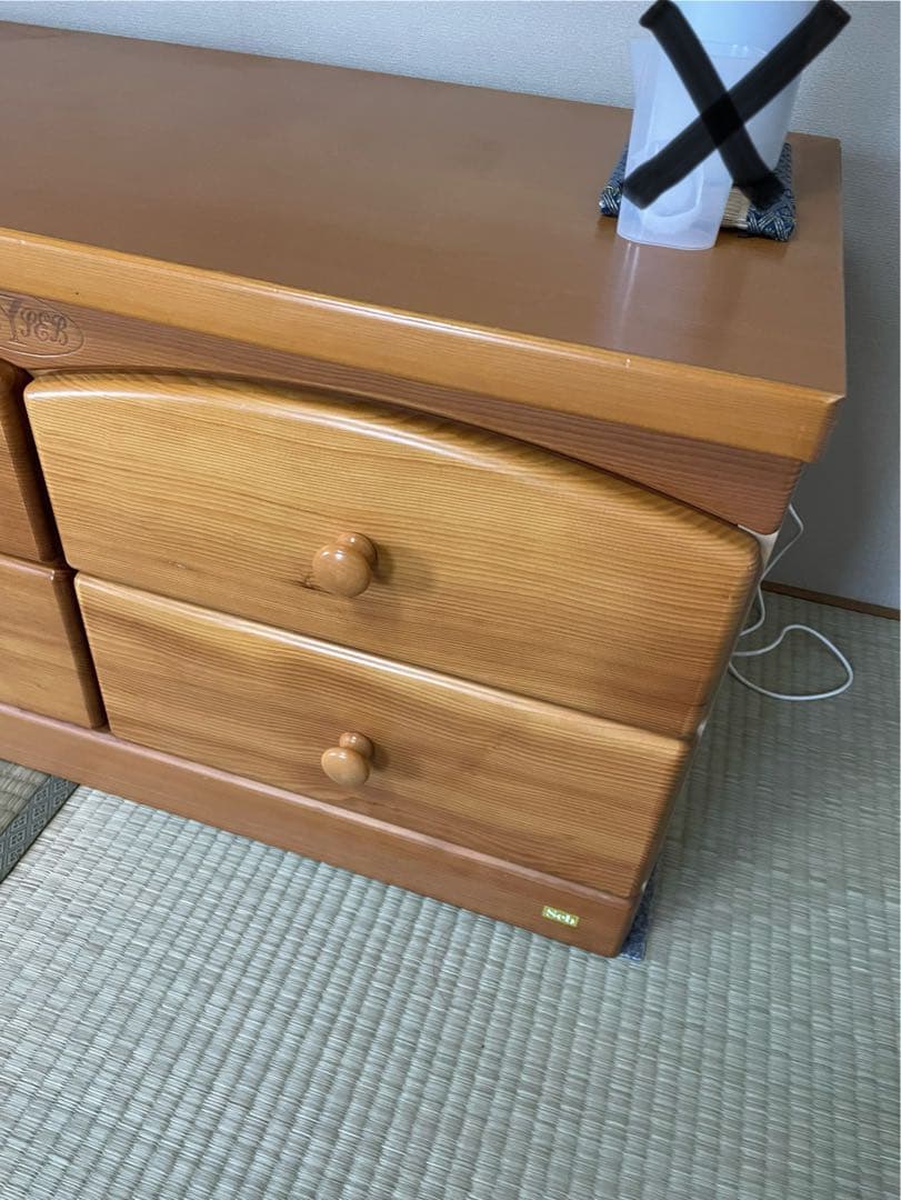 けんちゃん　ナチュラルウッドタンス