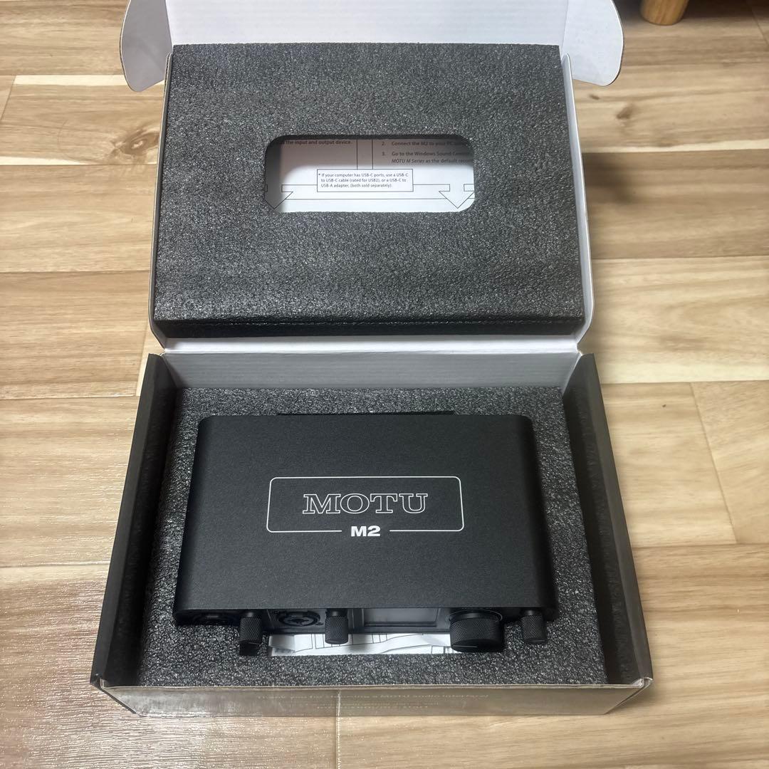 motu m2 オーディオインターフェイス
