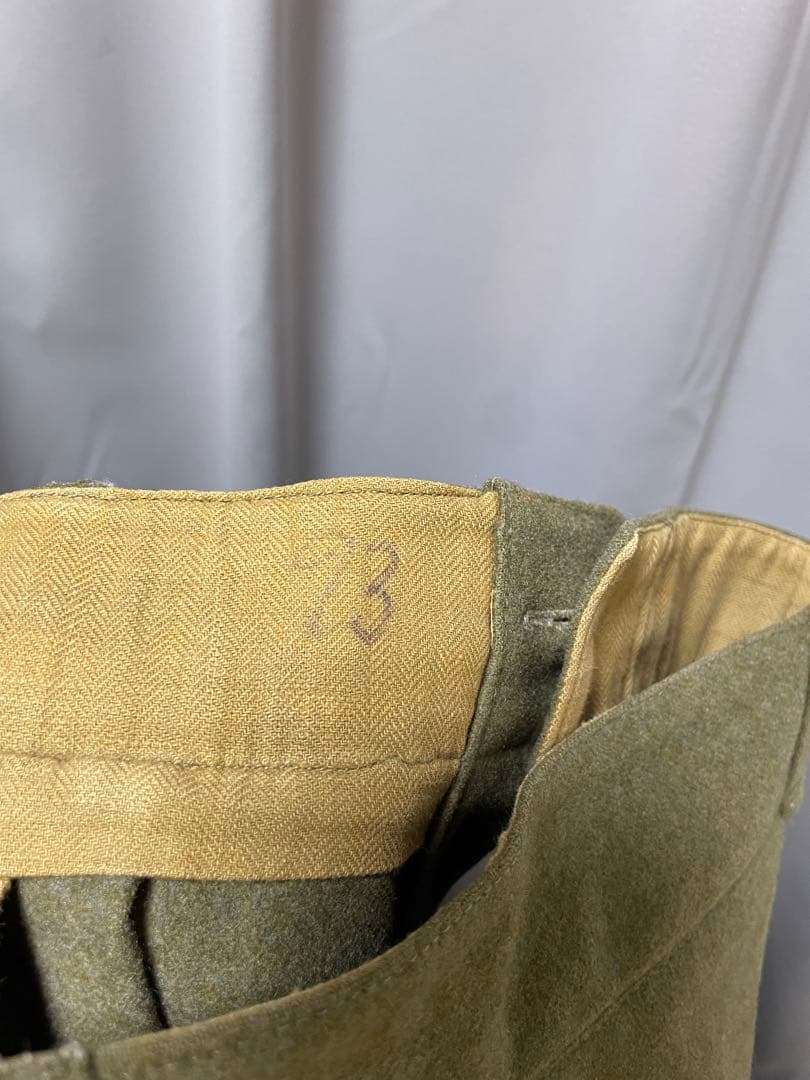 60s イタリア軍 ドレスユニフォームパンツ スラックスパンツ 実物 当時