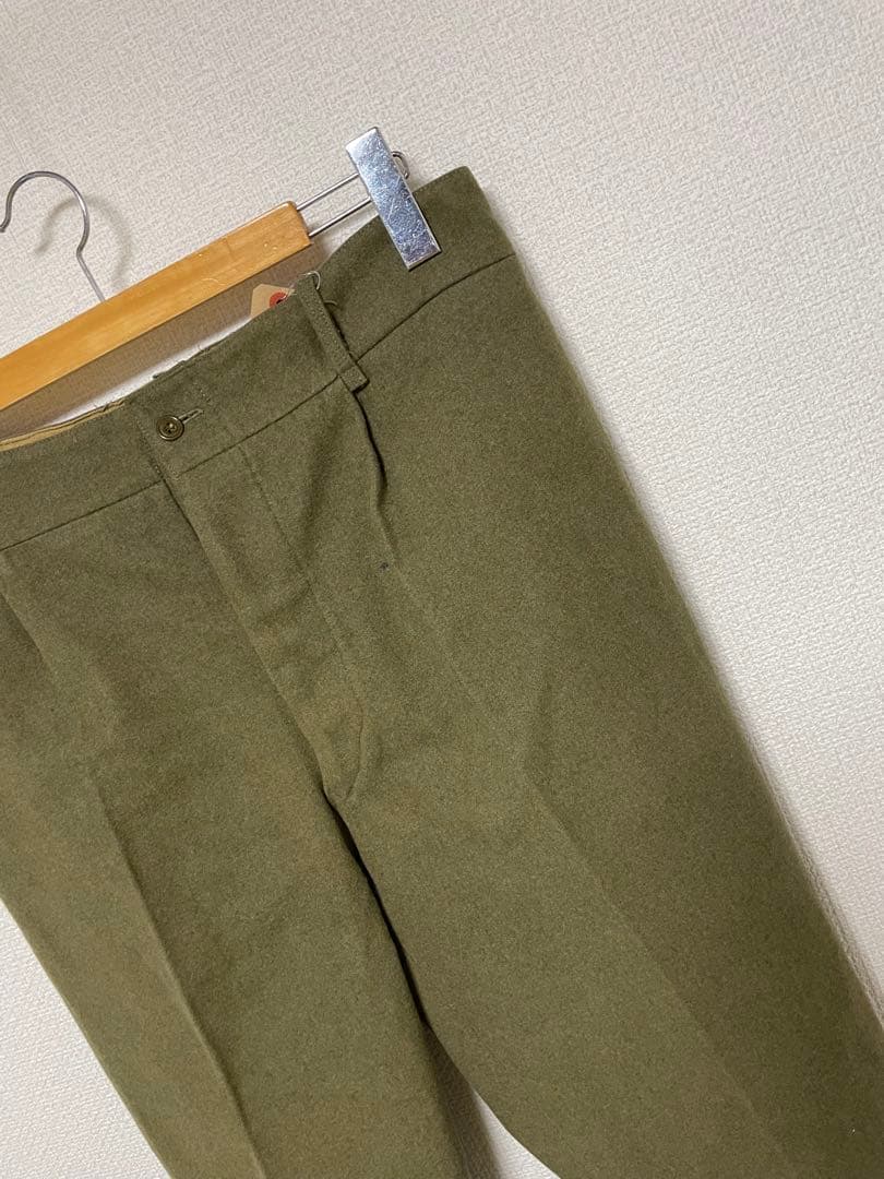 60s イタリア軍 ドレスユニフォームパンツ スラックスパンツ 実物 当時