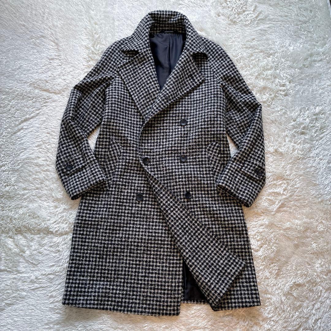 【美品】やまにー様　TAGLIATORE コート ダブル 千鳥格子 44