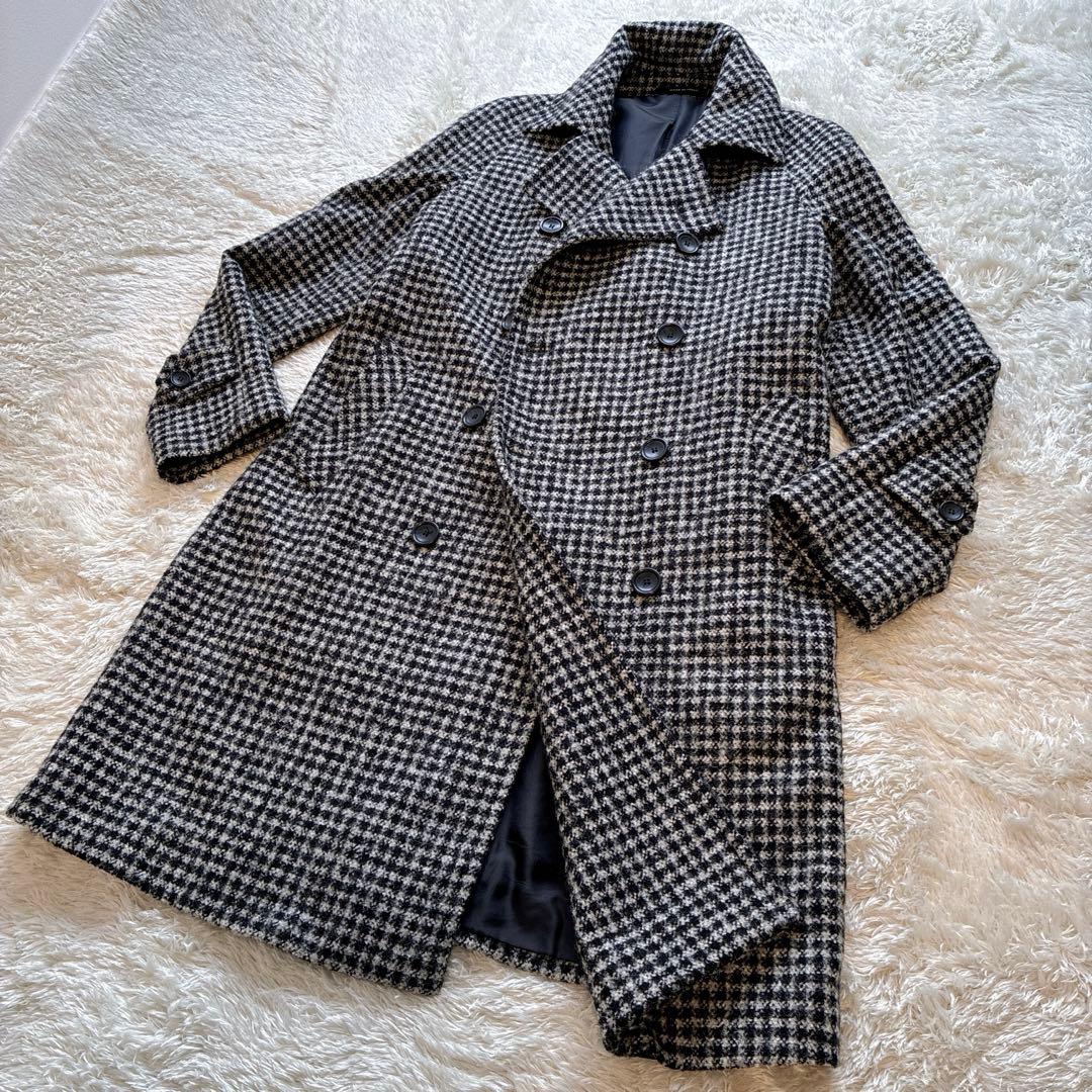 【美品】やまにー様　TAGLIATORE コート ダブル 千鳥格子 44