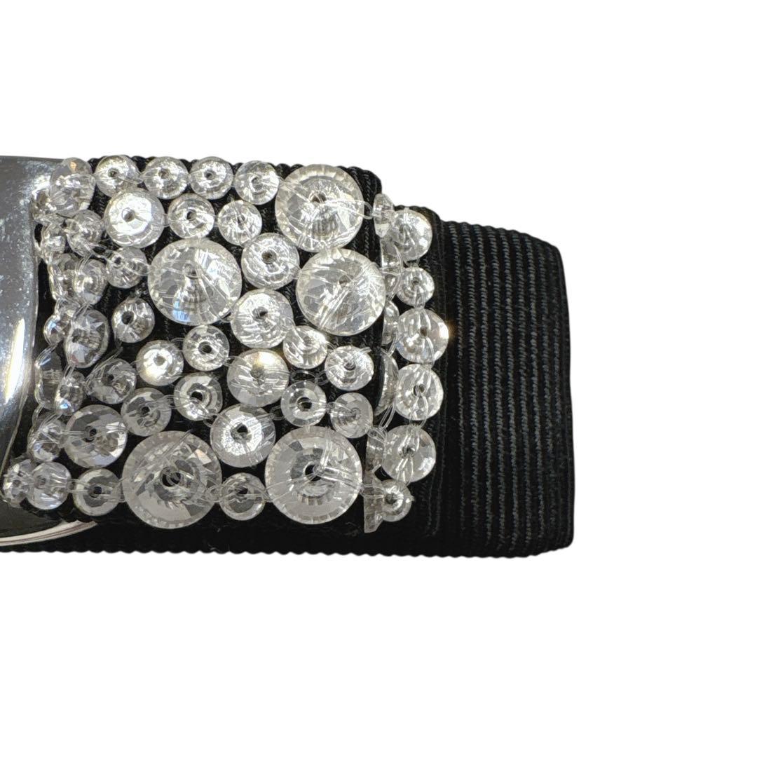 ［極美品］FERRAGAMO フェラガモ　ヘアアクセサリー　バレッタ　ストーン