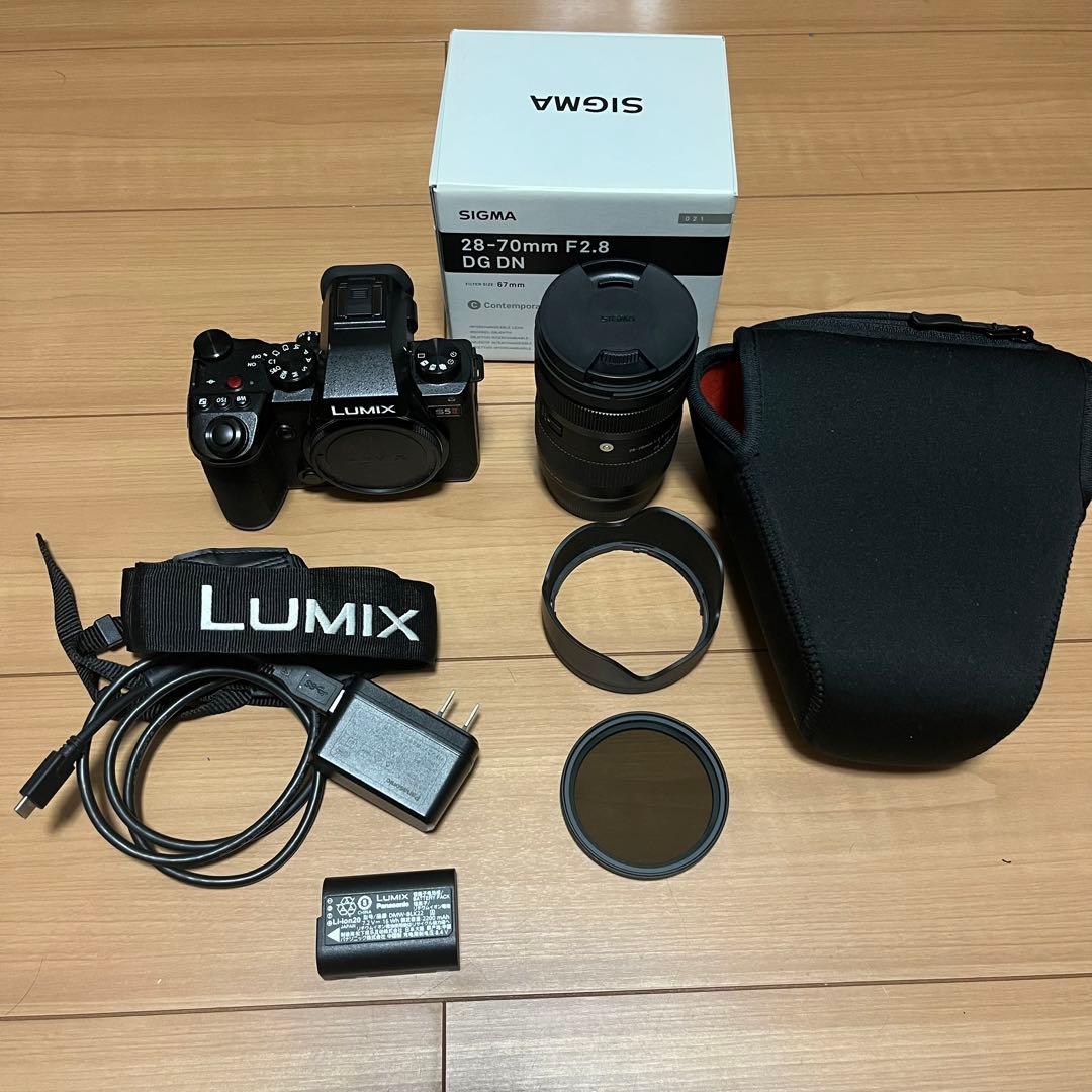LUMIX S5II+SIGMA 28-70mmレンズ+NDフィルター+ケース