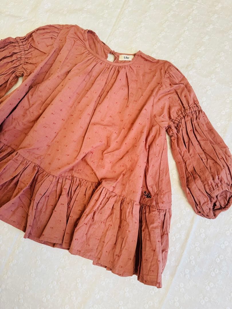 m*8様 uhr ワンピース　3-4Y ピンク