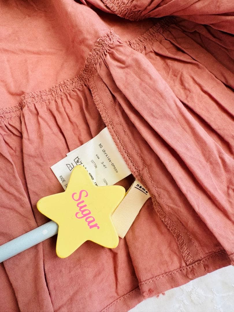 m*8様 uhr ワンピース　3-4Y ピンク