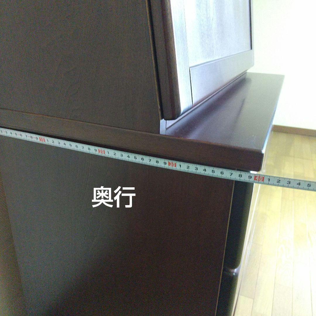 ライティングビューロー 天然木 引き出し 机 収納 折り畳み