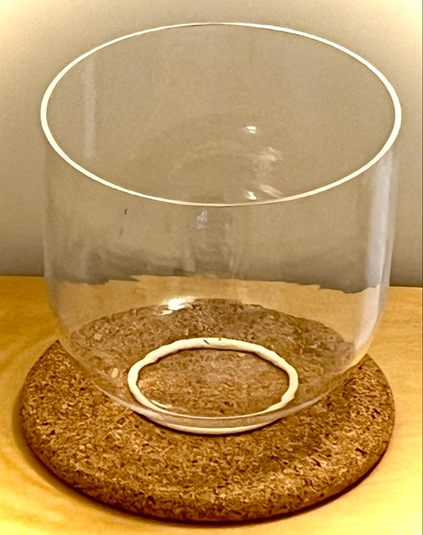 クリアクリスタルボウル　7インチ キ-F