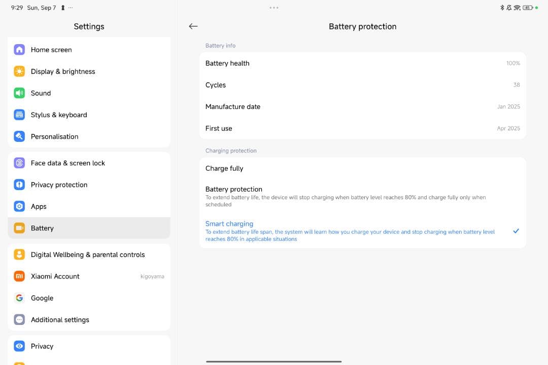 Xiaomi Pad 7 + 純正フォーカスキーボード