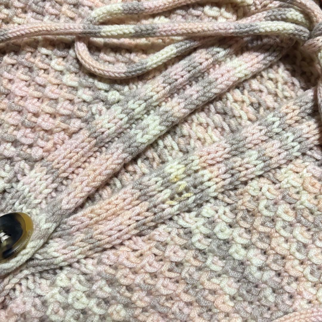 ミッソーニ 最高級 オレンジタグ ミンク カシミヤ ニットカーディガン イタリア