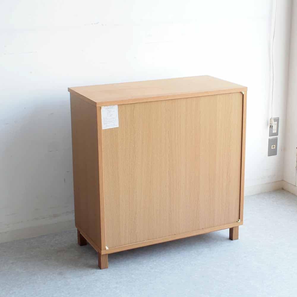 無印良品/MUJI オーク材 ガラスキャビネット ZR24425