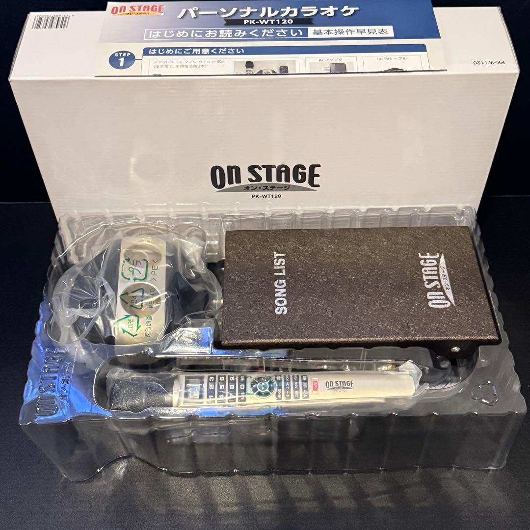 【未使用級】ON STAGE パーソナルカラオケ PK-WT120