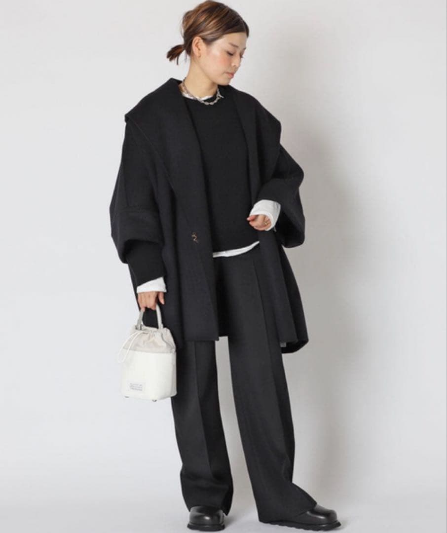 Deuxieme Classe wool over コート