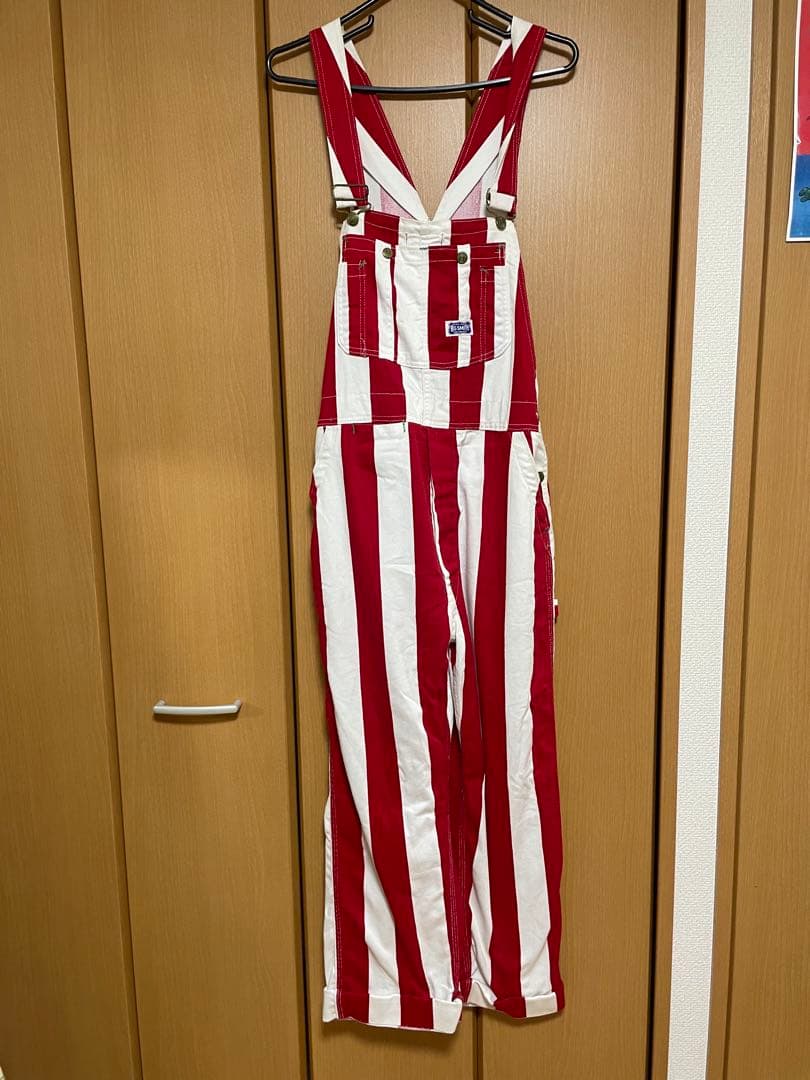 70s BIG SMITH ストライプ オーバーオール 希少