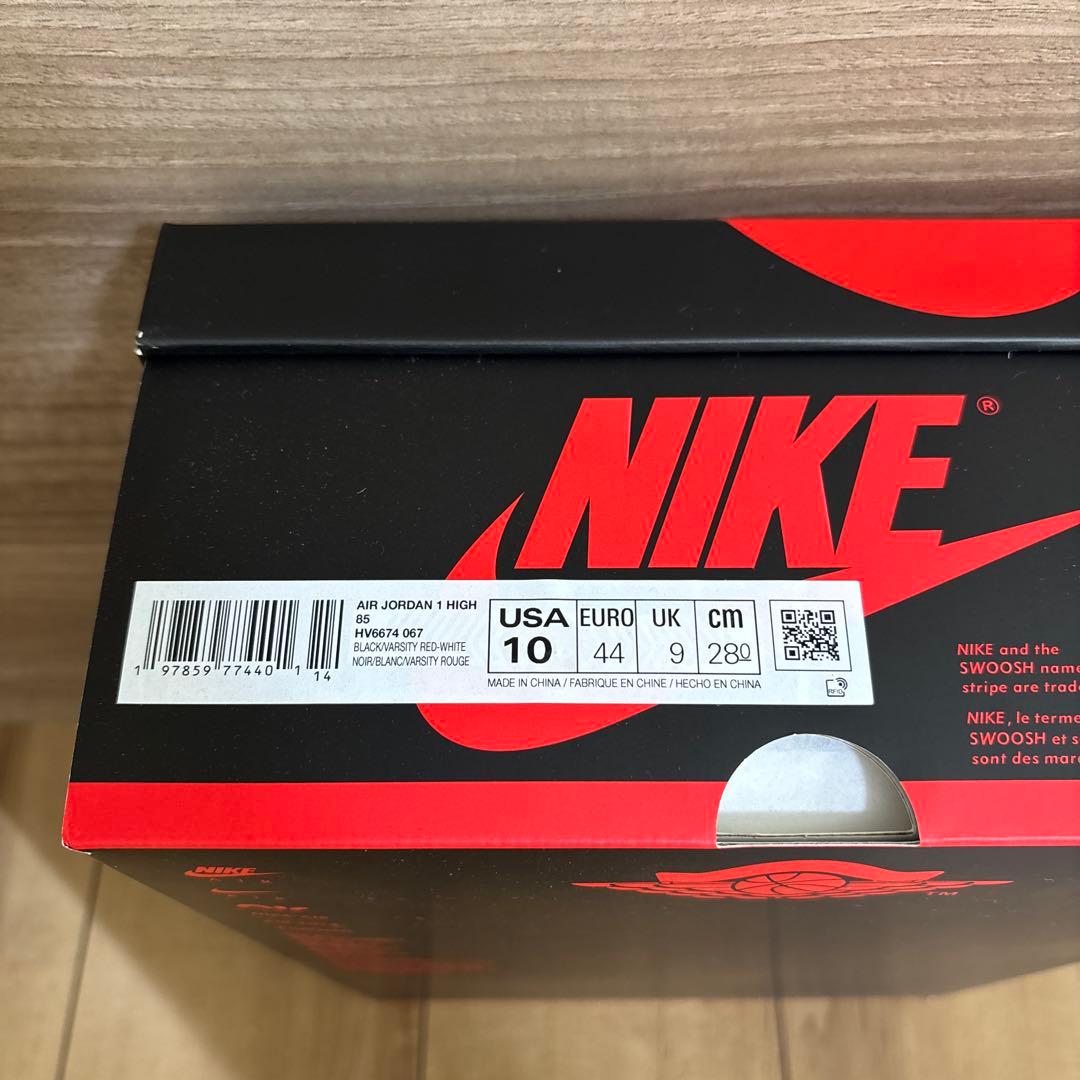 シューズ(男性用) Nike Air Jordan 1 High 85 \"Bred\" (2025)