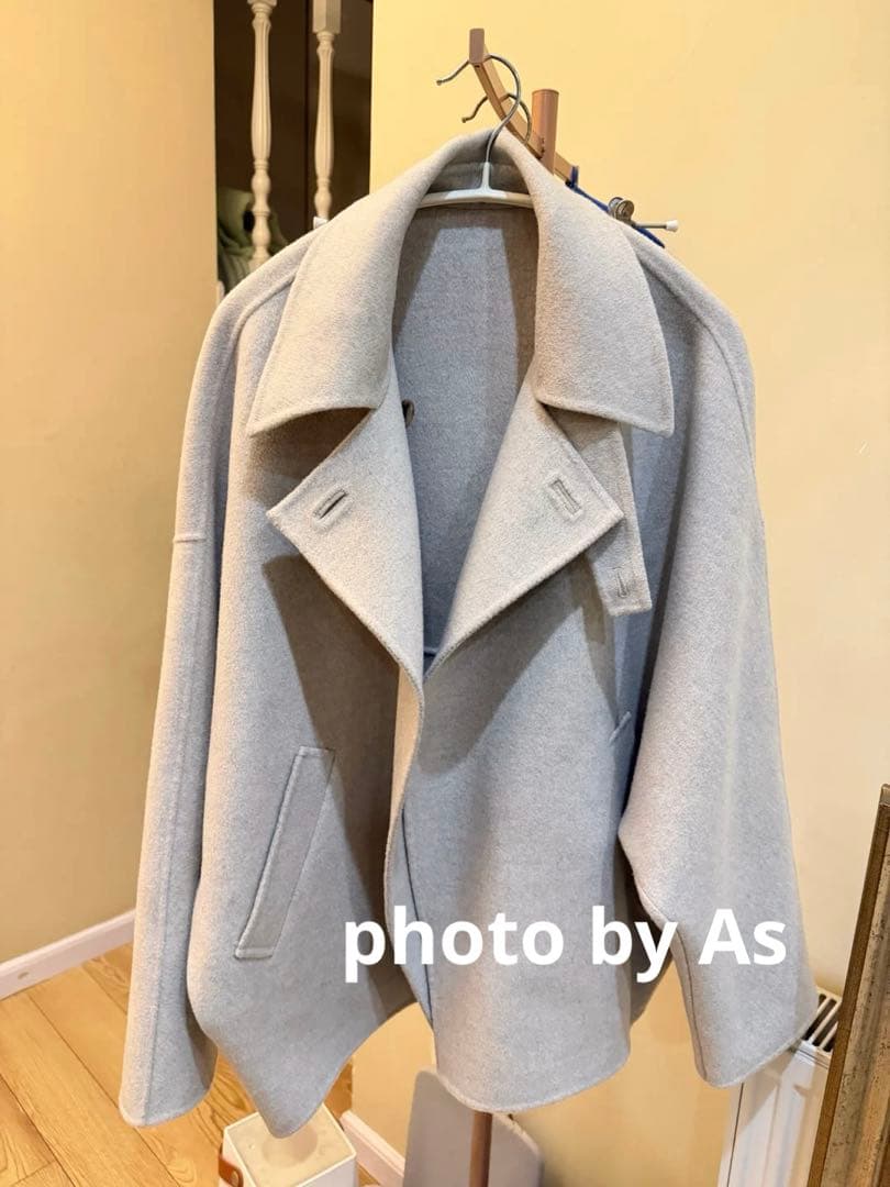 【NOBLE】Super160sリバードルマンショートコート新品未使用