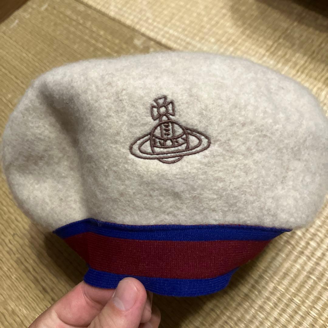 Vivienne Westwood ベレー 帽子 ORB刺繍 バスクベレー