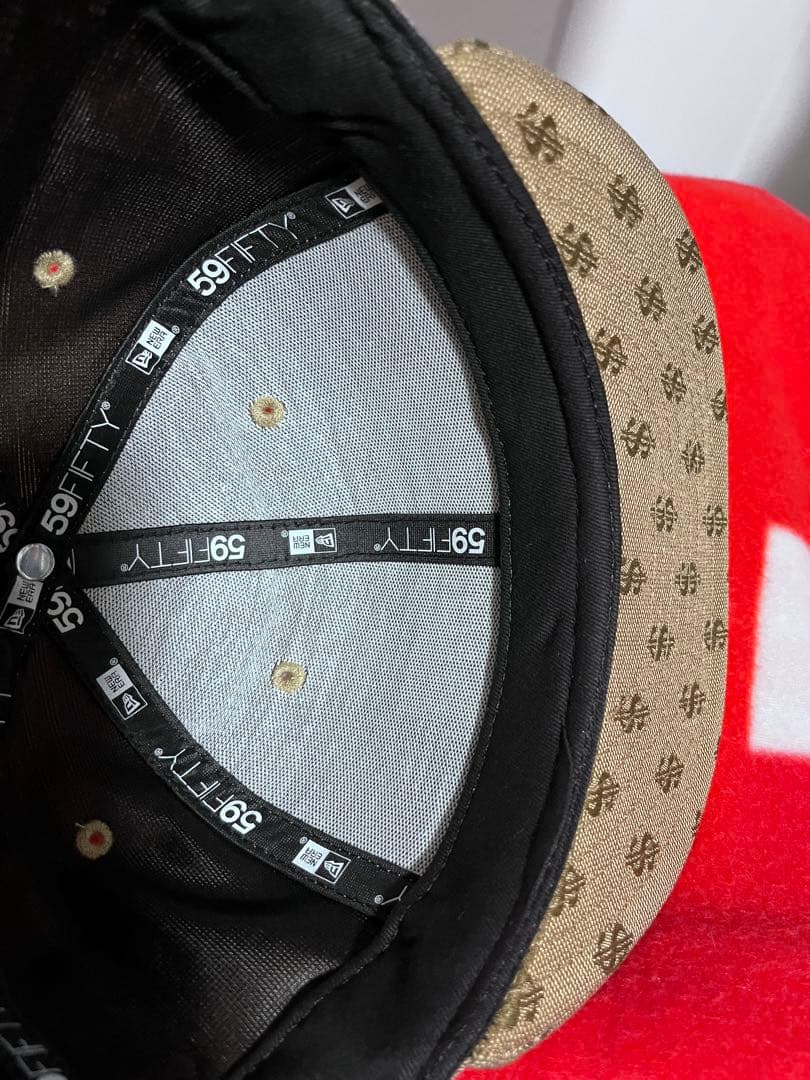 極美品Supreme Monogram Box Logo New Era