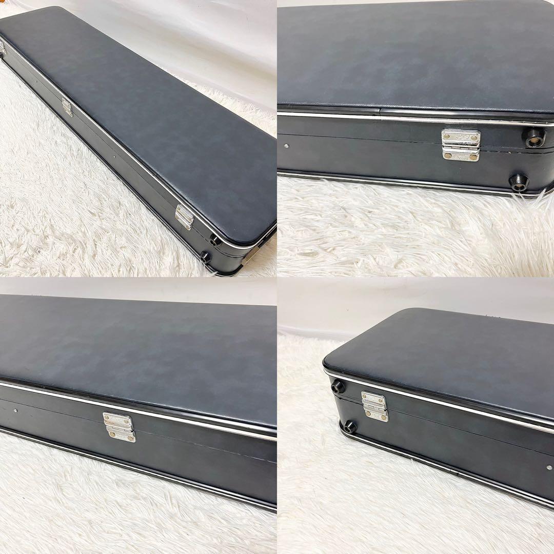 【美品】 紅木 中棹三味線 棹幅約2.5cm ハードケース付 音出し確認済み