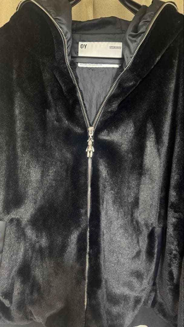 『OY/オーワイ』PATCH ODOLLY FUR HOODIE JACKET