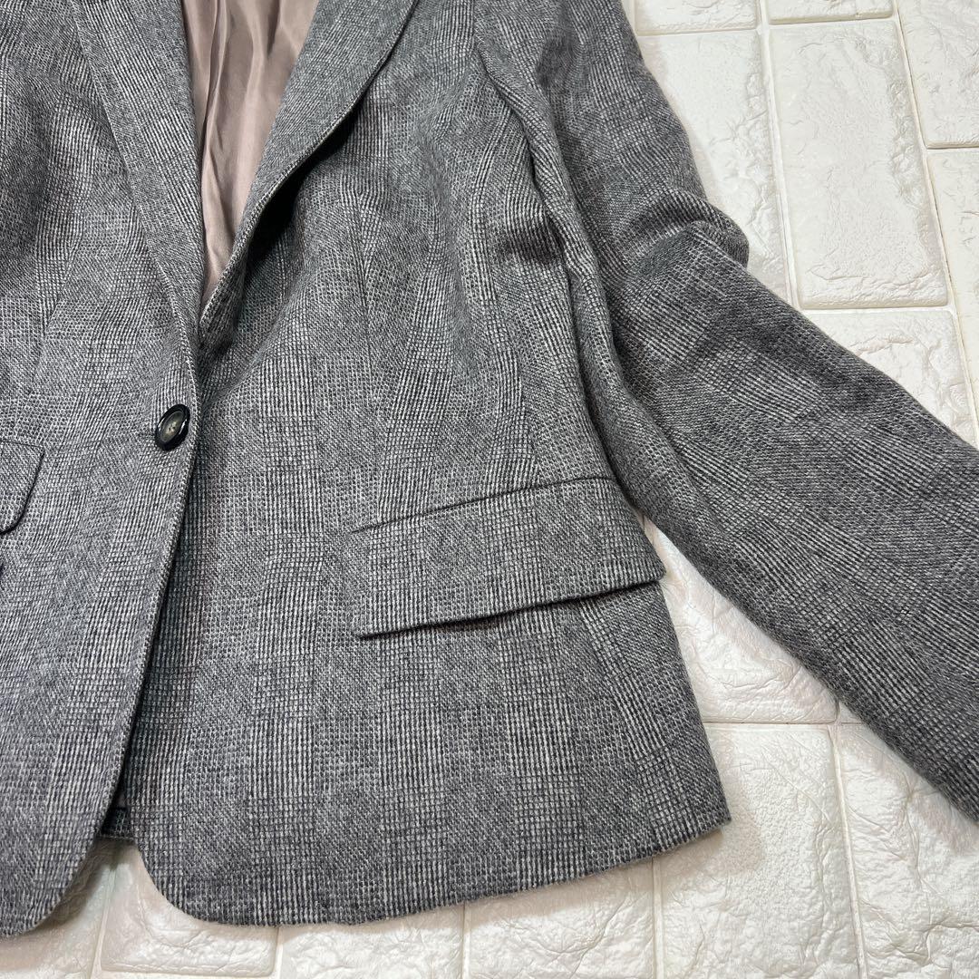 MaxMara マックスマーラ 白タグ アンゴラ混 テーラードジャケット