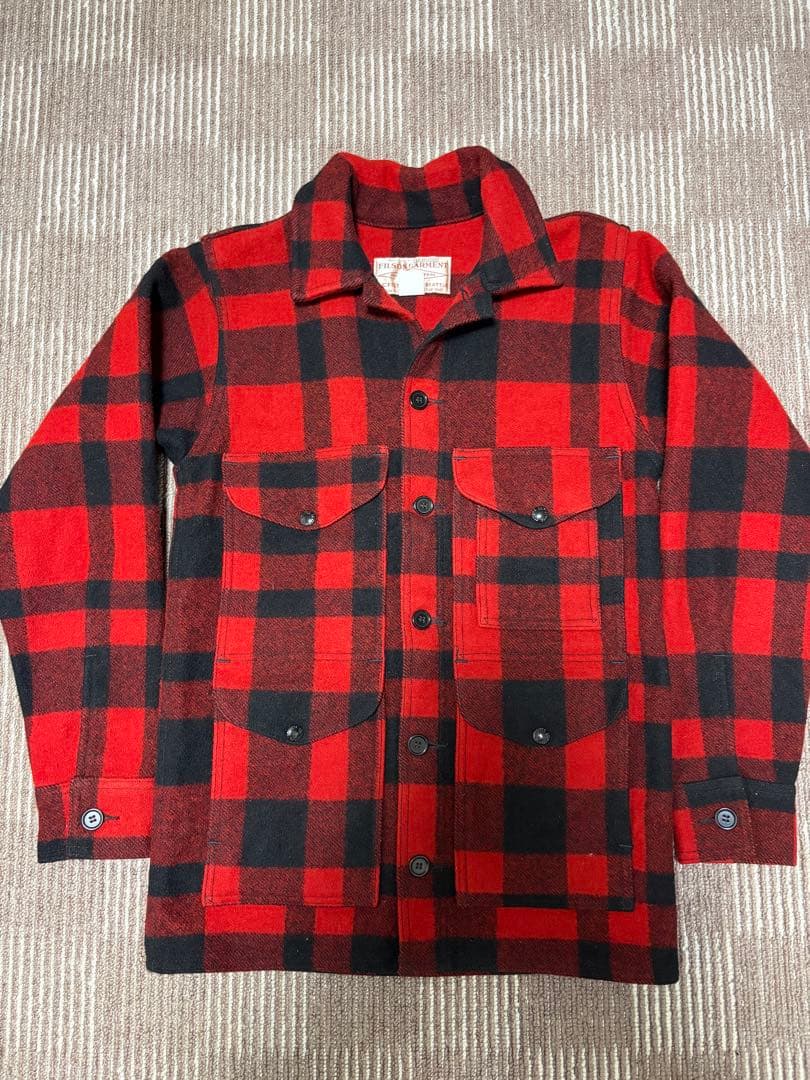 フィルソンのシングルマッキーノクルーザージャケット　ハンティングウールジャケット