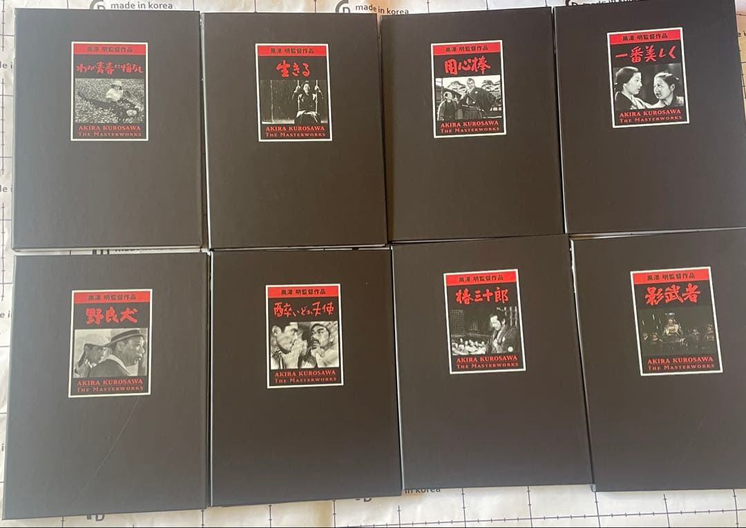 黒澤明 The Masterworks DVD-BOX 3巻セット　全22本