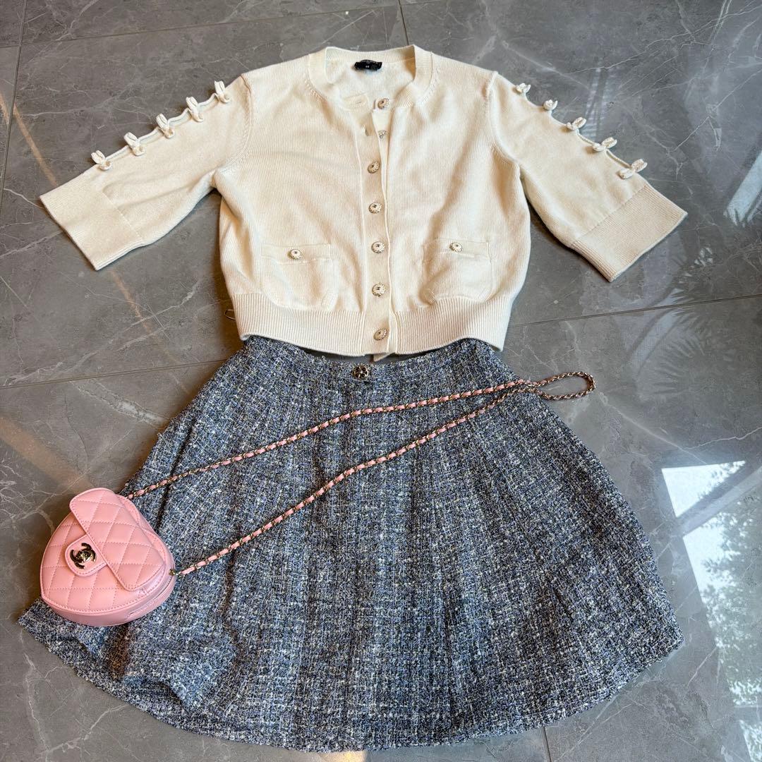 CHANEL シャネル　ツイードスカート　36定価40万円くらい