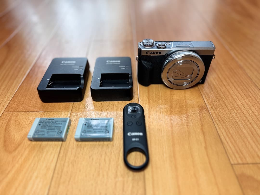 Canon G7X Mark Ⅲ バッテリー２個　充電器２個　リモコン付き