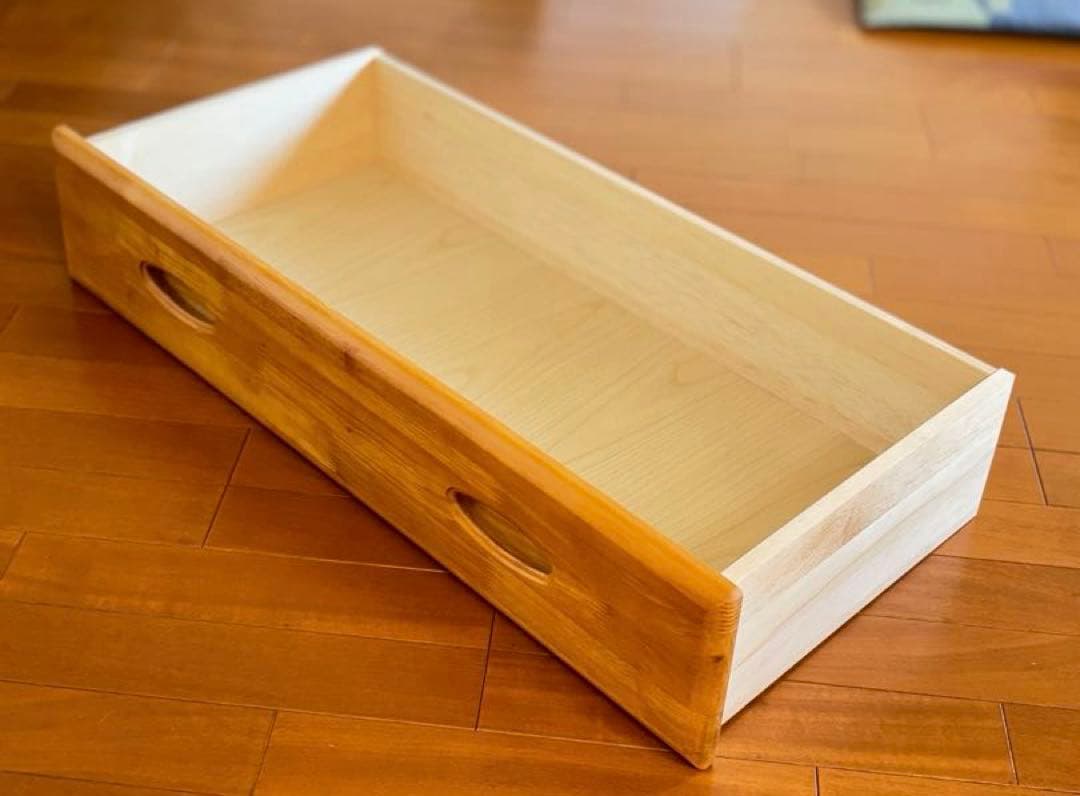 ナチュラルウッド 木製チェスト　引き出し多数【120✖️40✖️88】 たのメル便