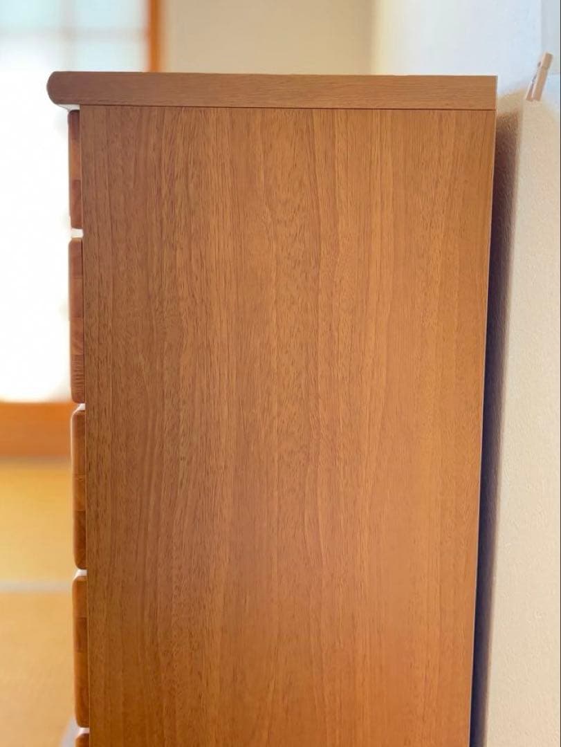 ナチュラルウッド 木製チェスト　引き出し多数【120✖️40✖️88】 たのメル便