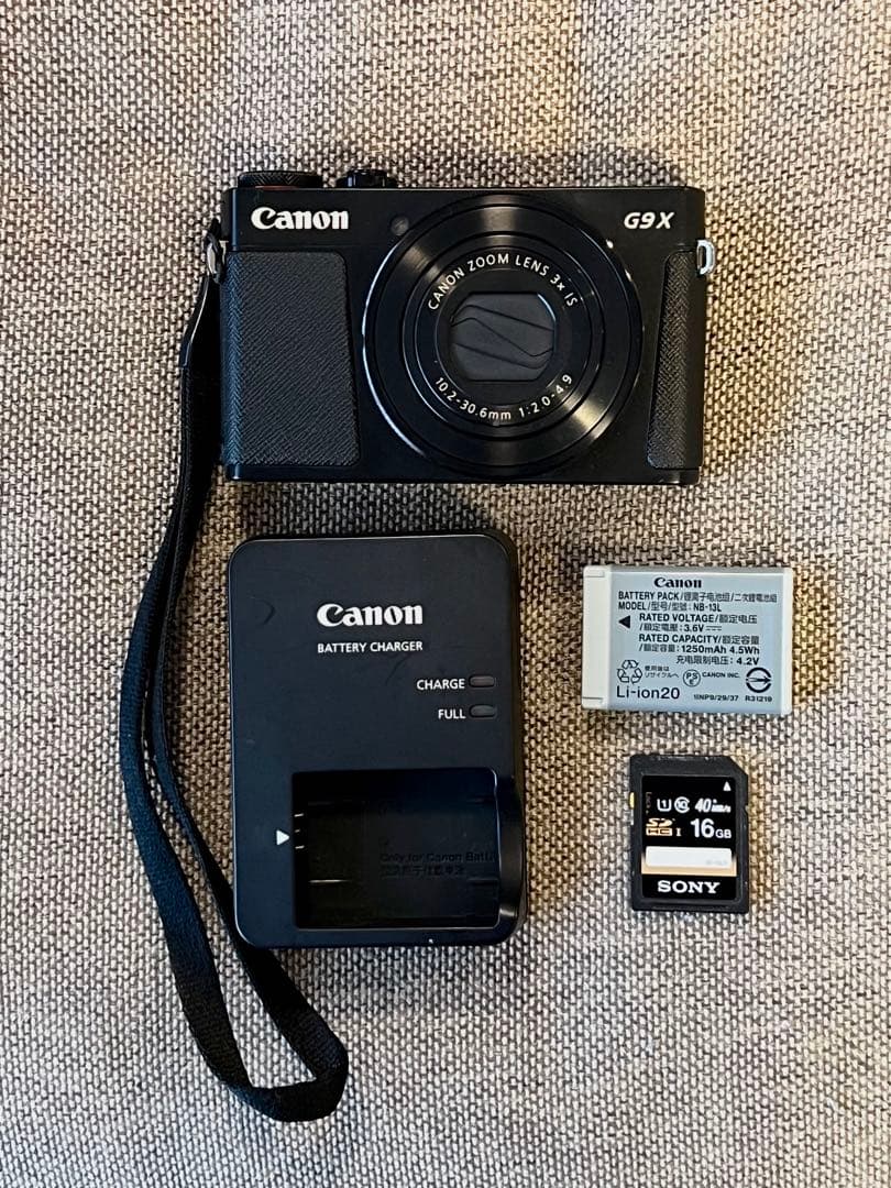 Canon PowerShot G9X　コンパクトデジタルカメラ