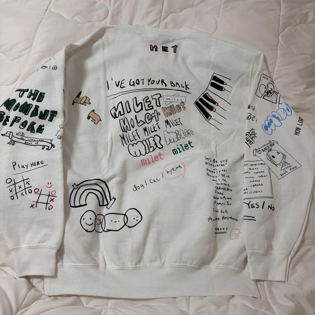 milet GREEN LIGHTSツアー Sweat Shirt Mサイズ