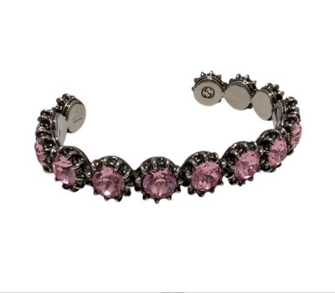 GUCCI グッチ バングル ストーン キャットヘッド