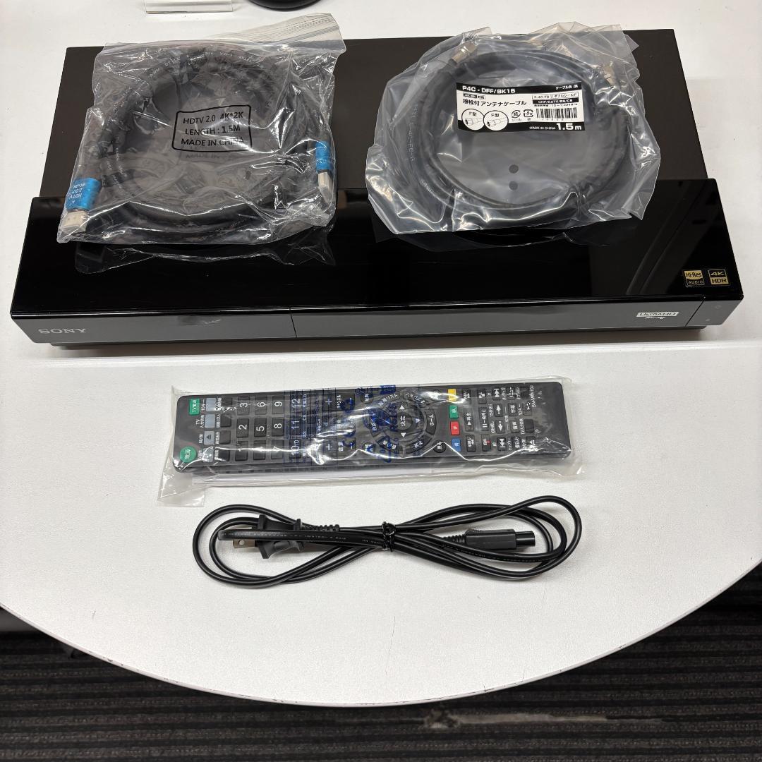 【完動・付属品フル】W録 ソニーBDレコ BDZ-FW1000 ULTRA HD