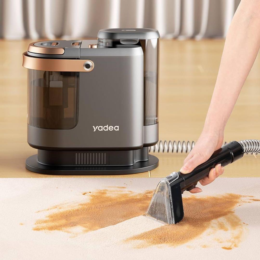 カーペットクリーナー 加熱式　14000Pa強力吸引