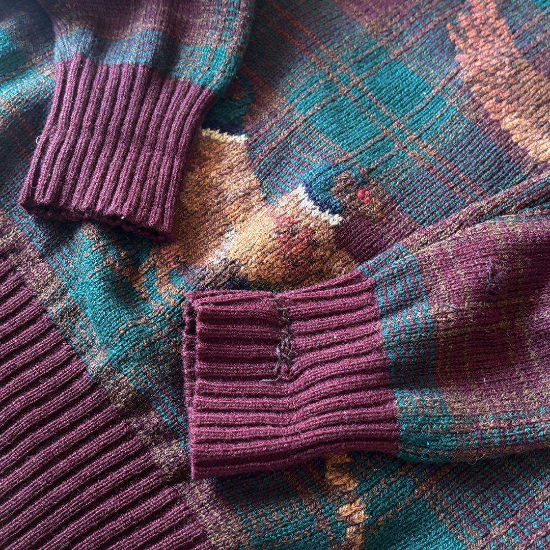 ✨希少✨ラルフローレン　ニット 鳩 鳥 刺繍 アニマル 90's ウール