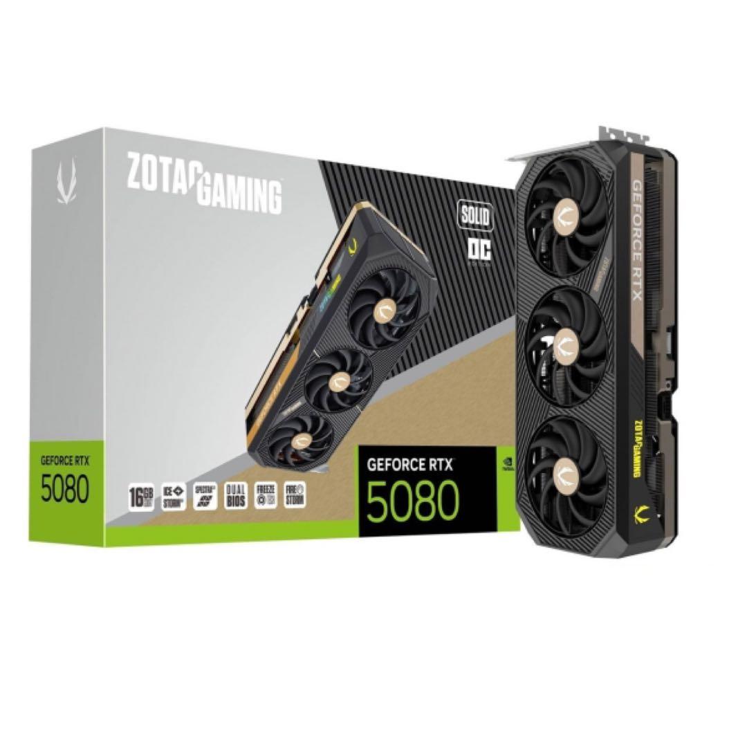 グラフィックボード・グラボ・ビデオカード ZOTAC GeForce RTX 5080 16GB