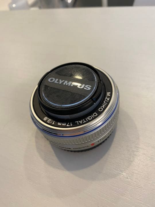 よ*お様 【美品】オリンパス　OLYMPUS M17F2.8 シルバー