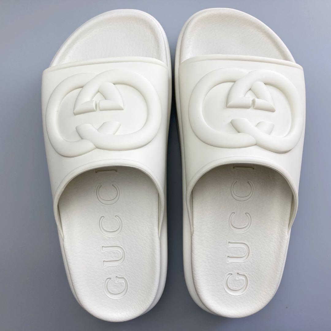 新品未使用 GUCCI グッチ サンダル 厚底 インターロッキング G 23cm