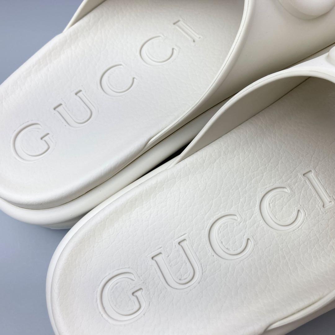 新品未使用 GUCCI グッチ サンダル 厚底 インターロッキング G 23cm