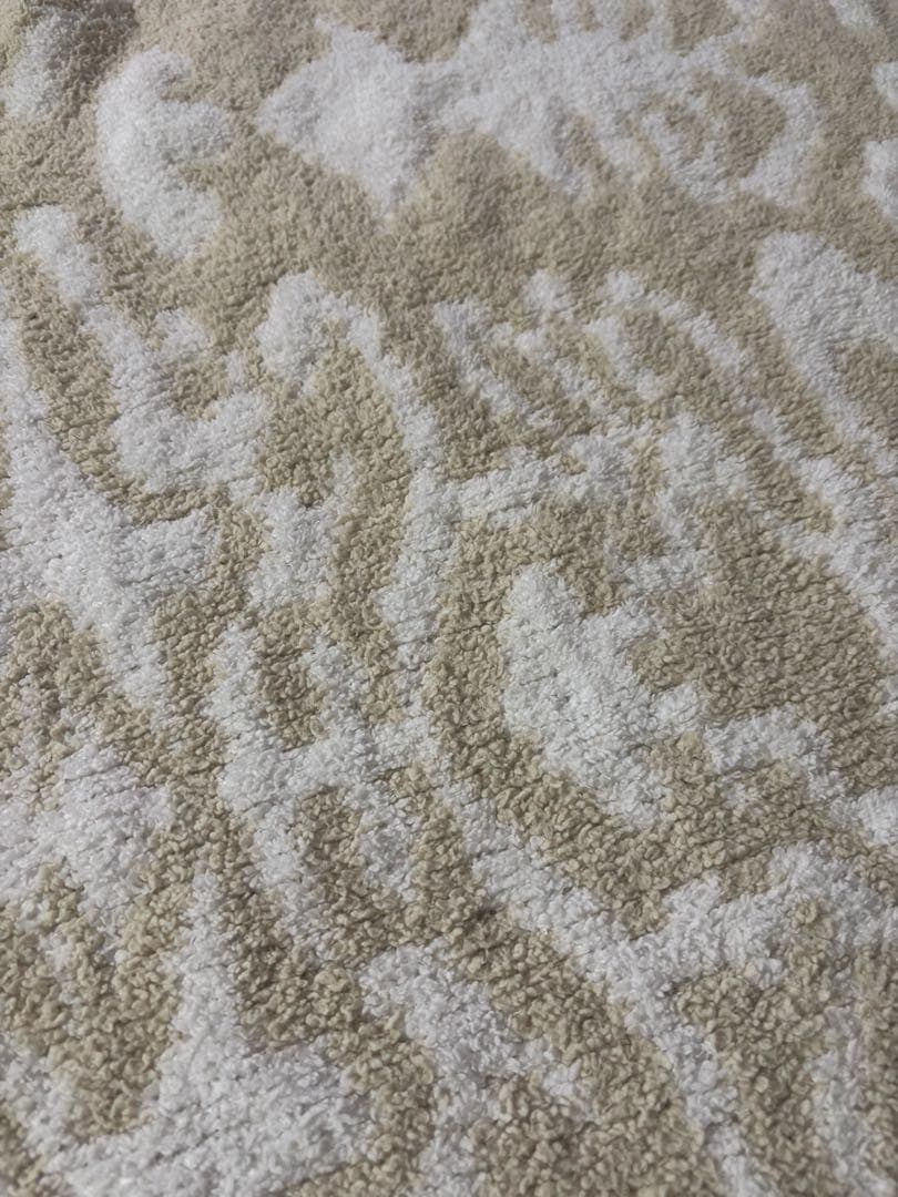 カシウェア ダマスク ブランケット 毛布 モルト×クリーム 膝掛け