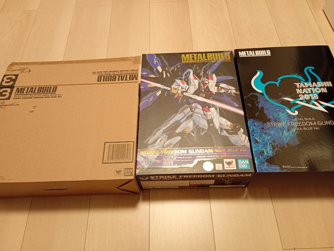 新品メタルビルド ストライクフリーダムガンダム SOUL BLUE Ver.